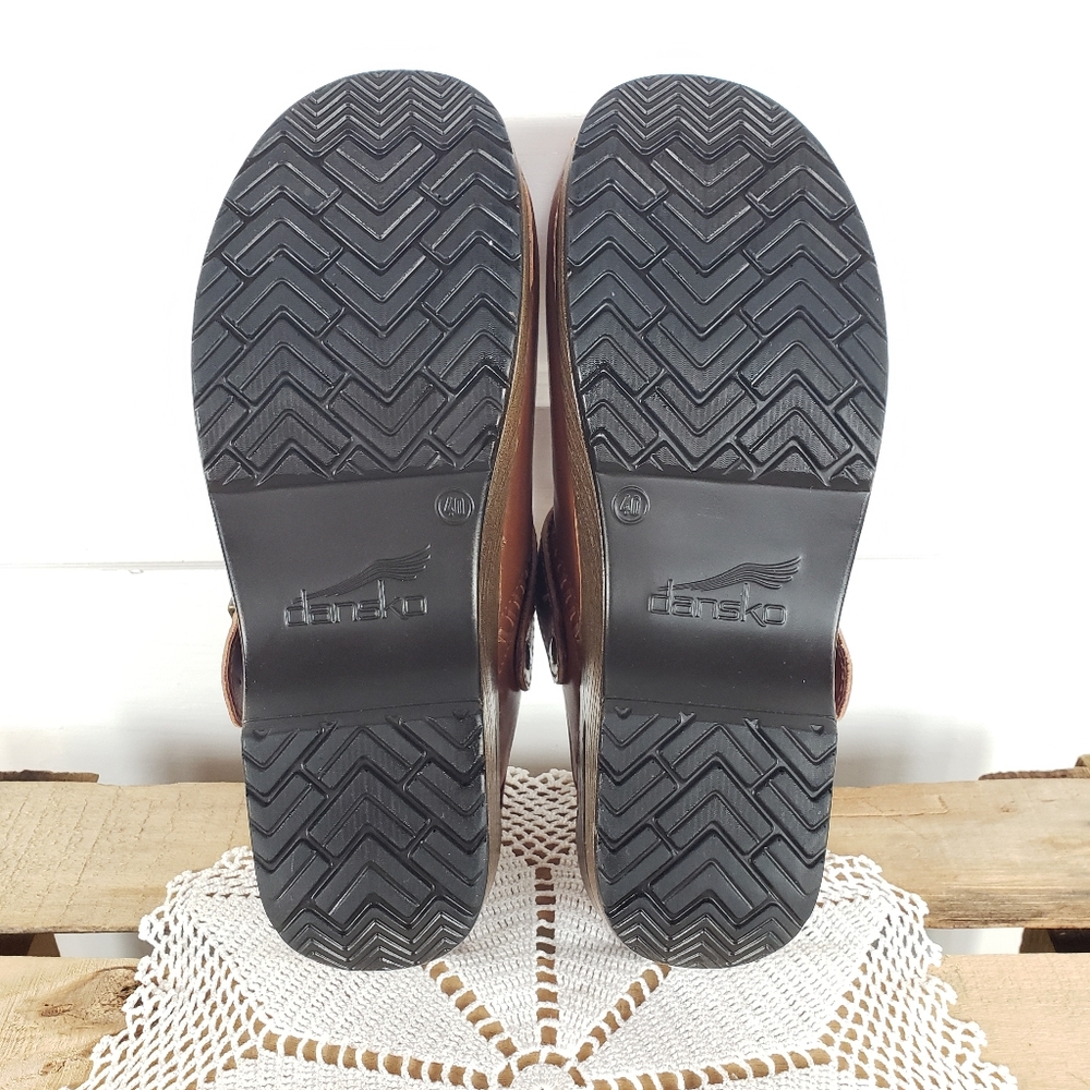 **SOLd*thankyou🌹Dansko Honey Clogs "Ingrid"▪︎Sling-back Braided Mule Slide•EU40 - Picture 13 of 15